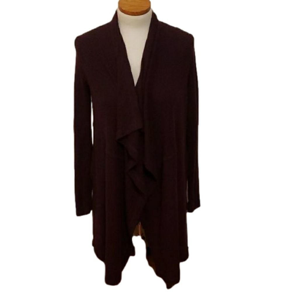 H by Bordeaux Rosewood Cardigan